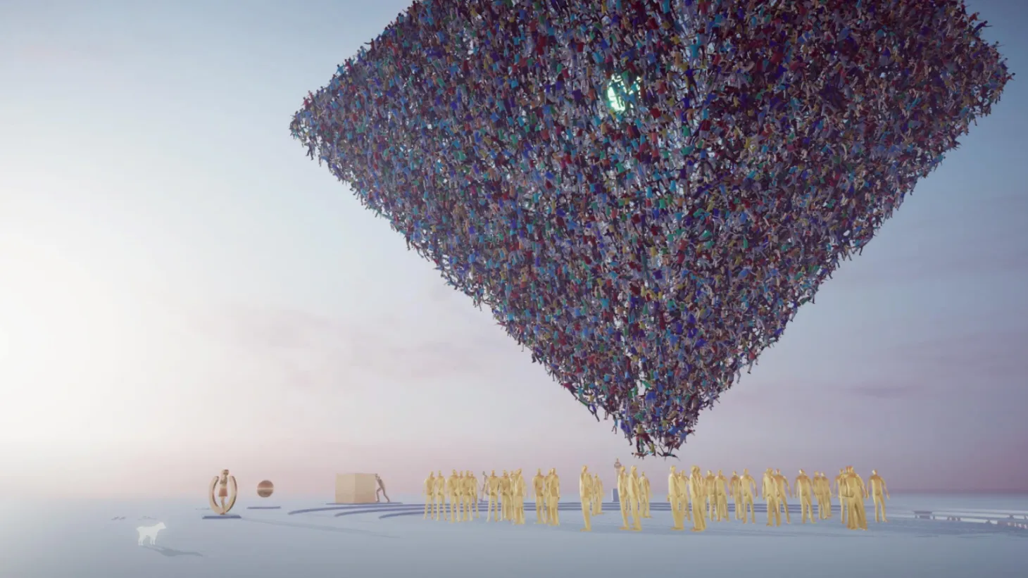 Humanity puzzle game review game informer