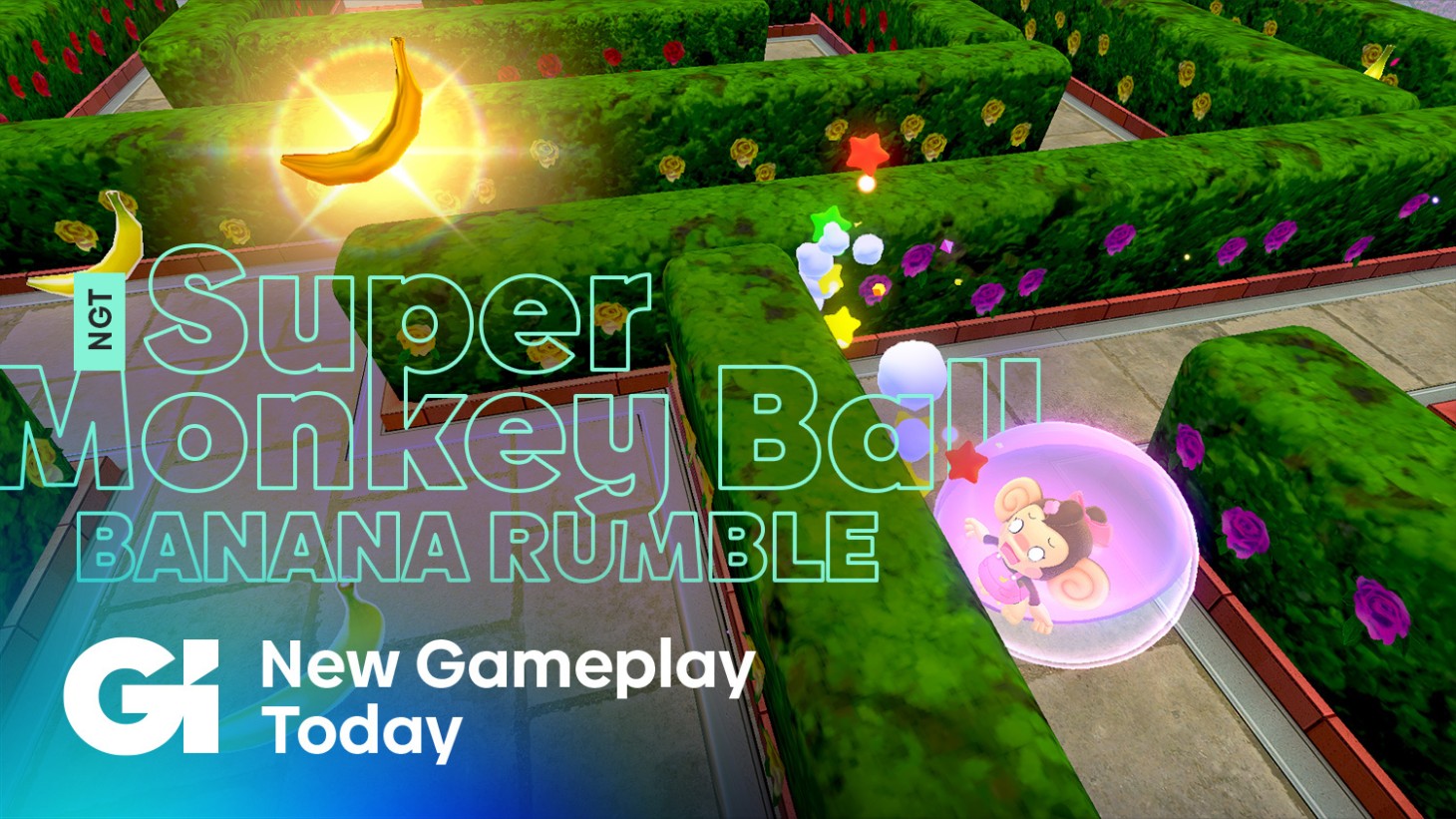 Super Monkey Ball Банановая битва | Новый геймплей сегодня