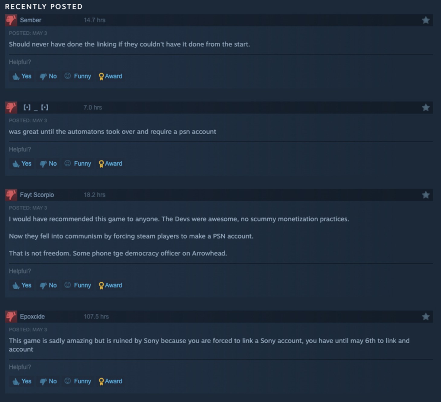 Игроки Helldivers 2 выражают разочарование в Steam, поскольку скоро потребуется учетная запись PSN