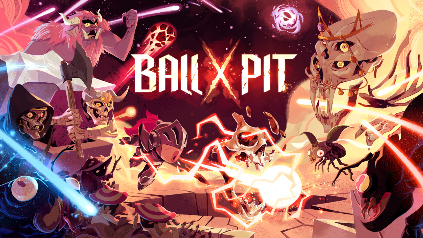 Ball x Pit Devolver Digital Kenny Sun roguelite brick breaker reveal Steam demo PC Switch Xbox Series X/S 2025