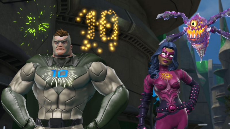 DC Universe Online 10 Year Anniversary Offers Players Free In-Game Gifts