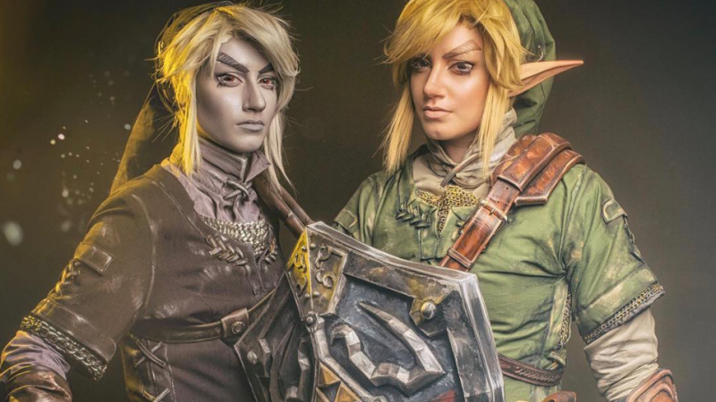 This Legend Of Zelda Cosplay Beautifully Brings Link And Dark Link Together