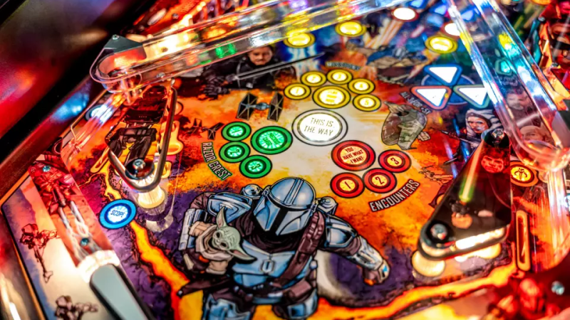 The Mandalorian Pinball Machine Is Expensive And Looks Awesome