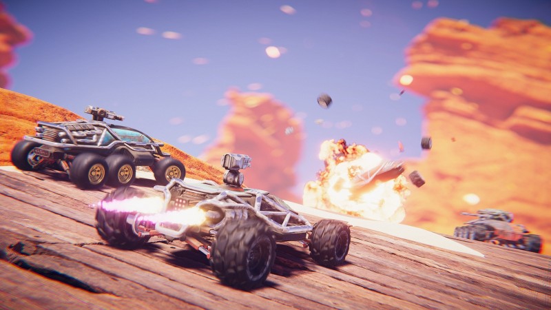 Keo, A Multiplayer Car Combat Game, Enters Early Access This Month