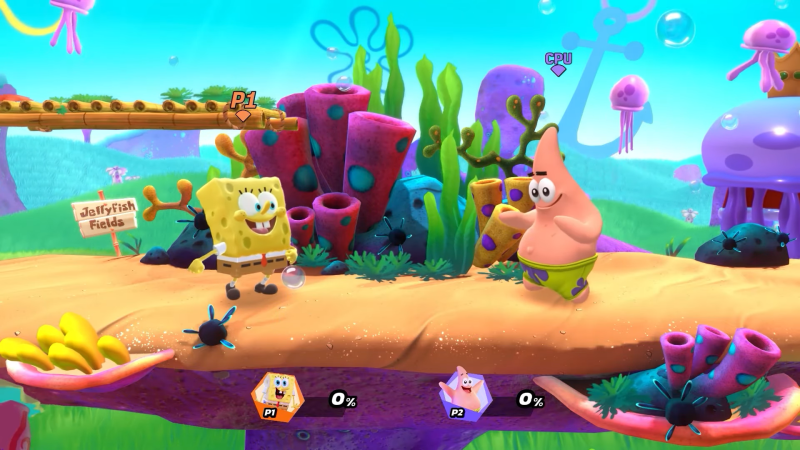 Spongebob Shows Off His Moves In Nickelodeon All-Star Brawl