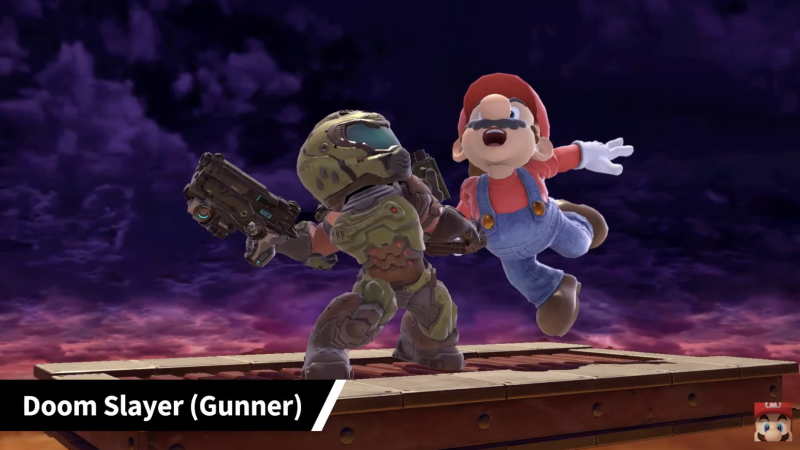 Doom Slayer Makes Smash Bros Ultimate Debut As Mii Fighter DLC