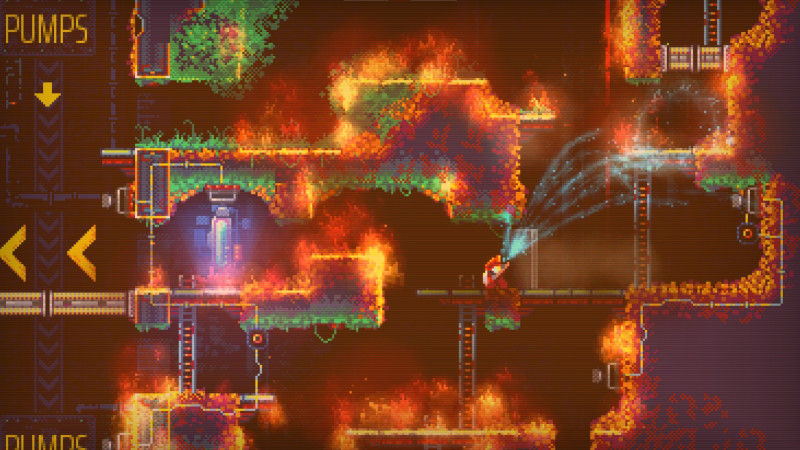 Nuclear Blaze, A Firefighting Sidescroller By The Creator Of Dead Cells, Launches This Month