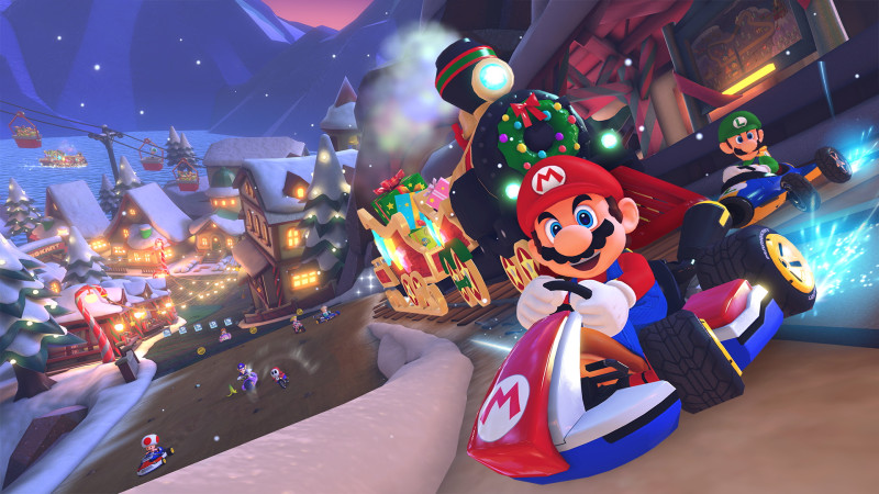 #
  Mario Kart 8 Deluxe’s Third Wave Of DLC Adds Merry Mountain And Peach Gardens Next Month