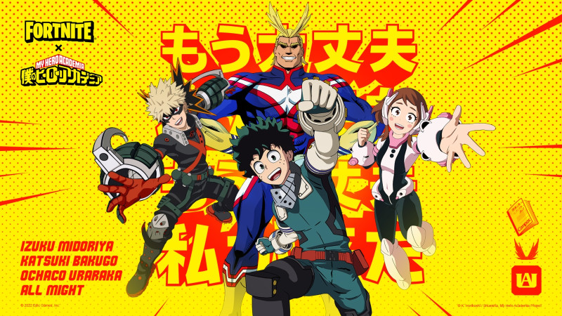 #
  My Hero Academia Swoops Into Fortnite Today