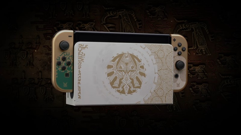 #
  The Legend Of Zelda: Tears Of The Kingdom Switch OLED And Accessories Revealed