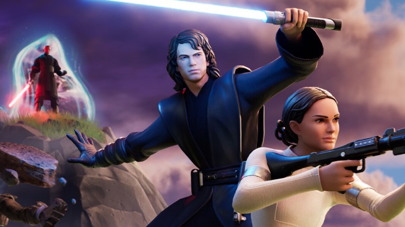 Anakin, Padme, Darth Maul And More Join Fortnite In New Star Wars Event