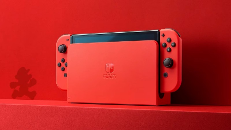 #
  Mario Red Nintendo Switch OLED Announced