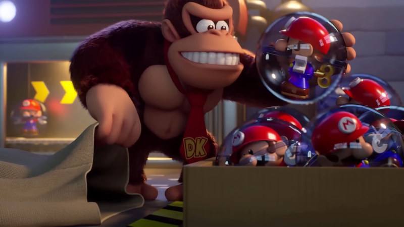 Mario contre.  Aperçu de Donkey Kong – Le retour du Kong