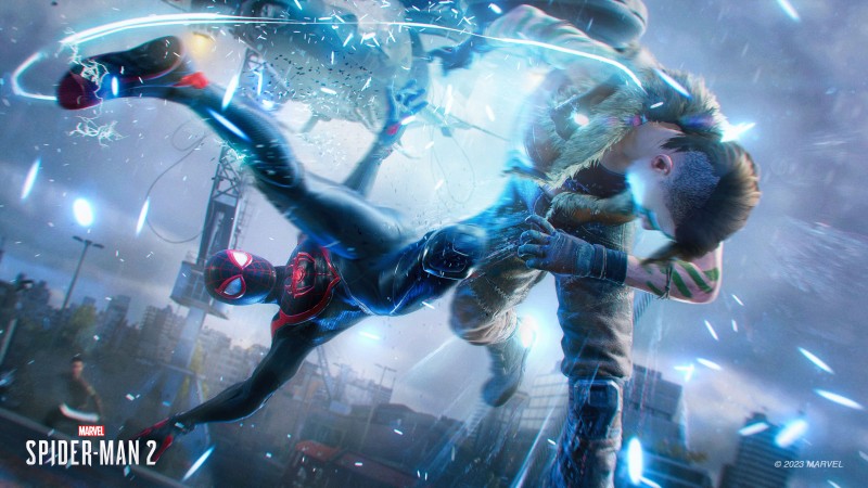 Launch screens for Spider-Man 2